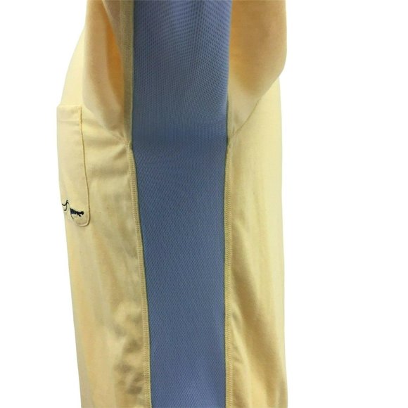 Trueflies Fly Fishing Shirt Mens M Yellow Blue Breathable L/S Medium - Picture 7 of 12